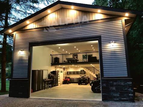 steel barns with living quarters